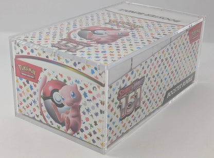 Pokemon TCG 151 Display Case Booster Bundle 10X Boxes Sealed with Acrylic Case (New Sealed Case)