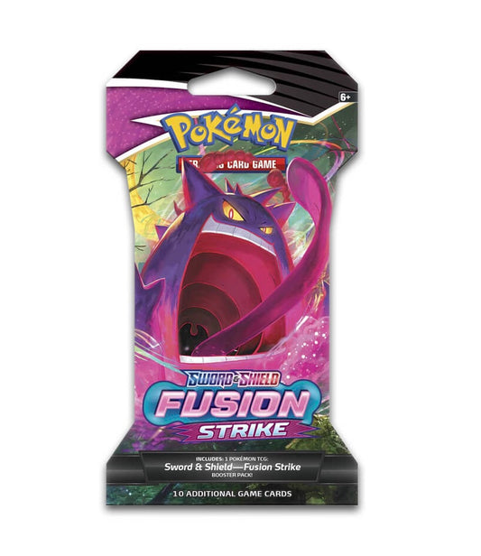 Pokemon TCG Sword & Shield Fusion Strike Sleeved 1X RANDOM ART Pack (New Sealed)