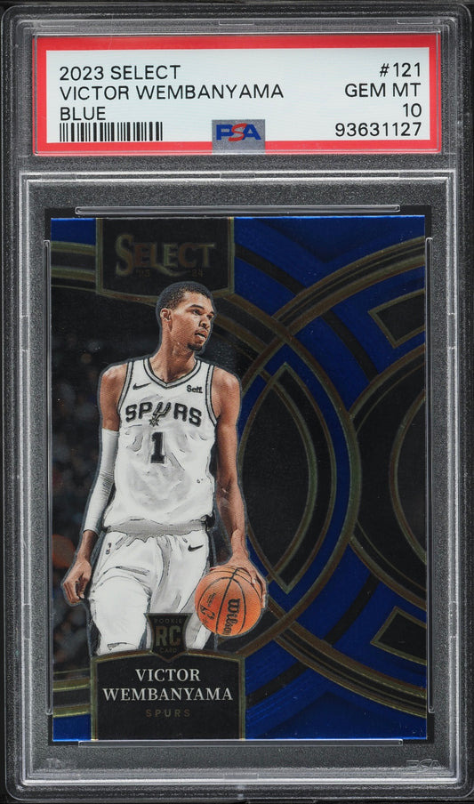 2023 Blue Victor Wembanyama ROOKIE #121 PSA 10