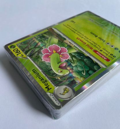 Pokemon Mega Evolutions Meganium Promo Sealed Pack TCG Complete 40 Card Deck (New Sealed)