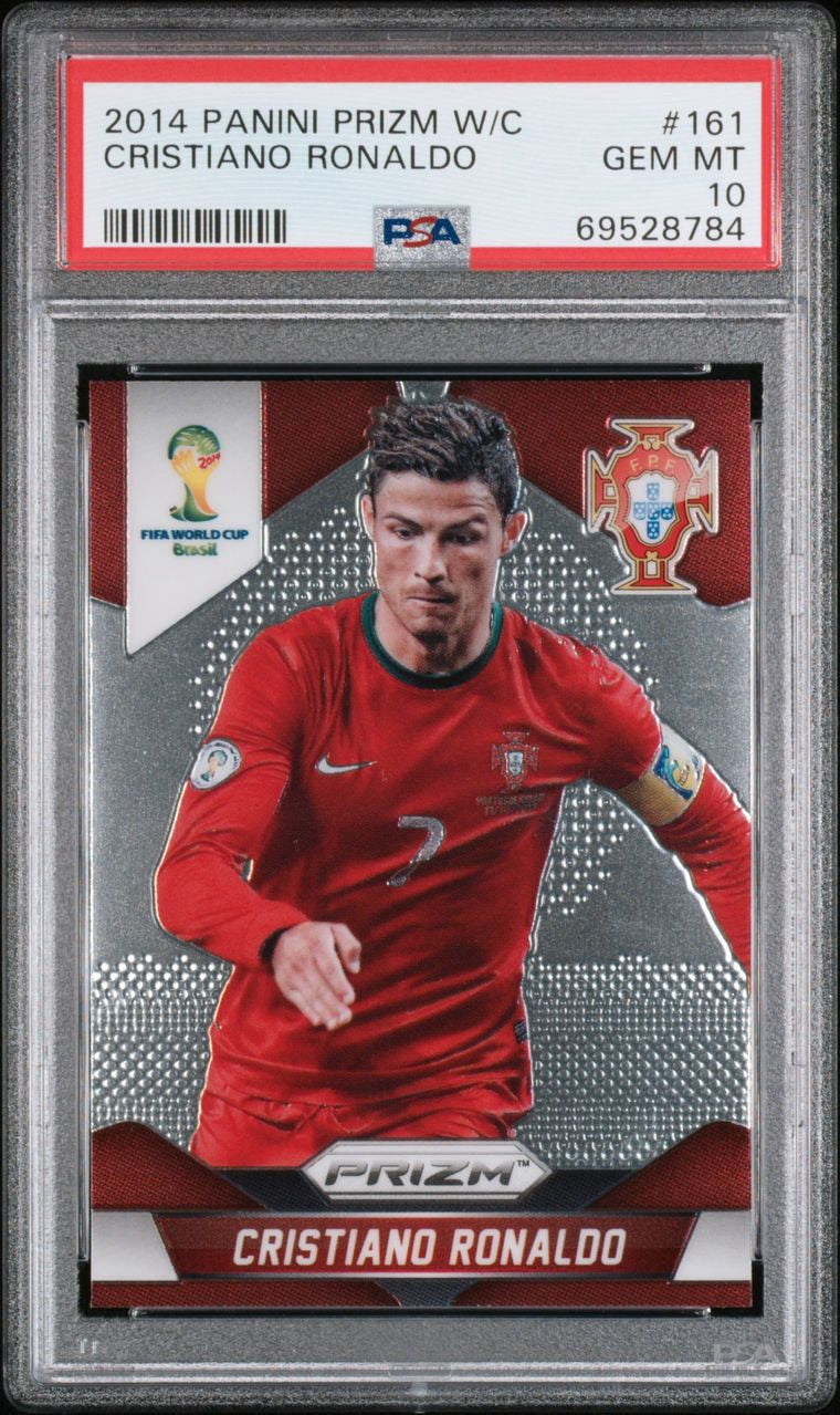 2014 Panini Prizm World Cup Cristiano Ronaldo #161 PSA 10 Gem Mint