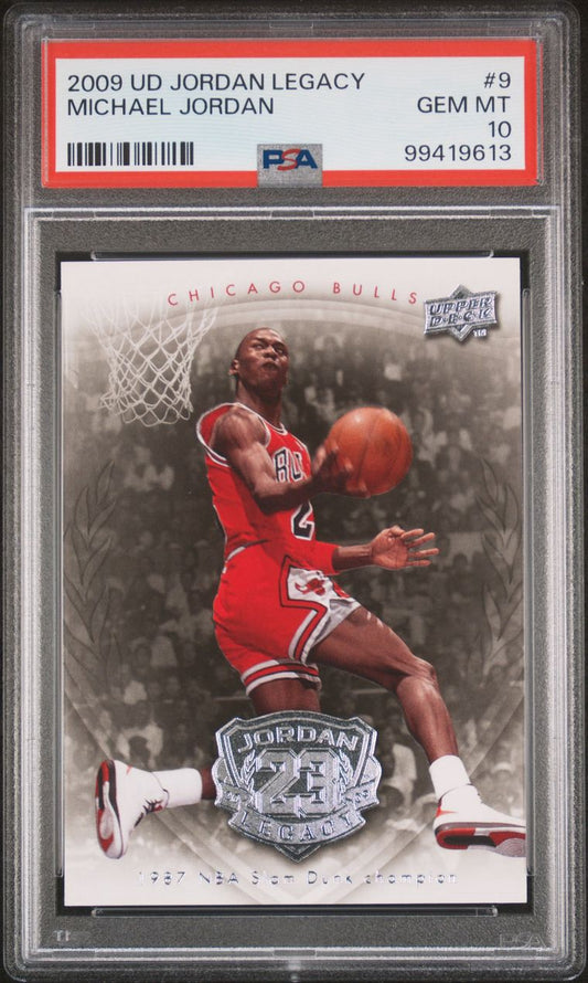 2009 Upper Deck Legacy Michael Jordan #9 PSA 10 Gem Mint