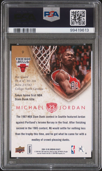 2009 Upper Deck Legacy Michael Jordan #9 PSA 10 Gem Mint