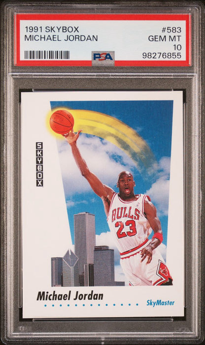 1991 Skybox Michael Jordan #583 PSA 10 Gem Mint