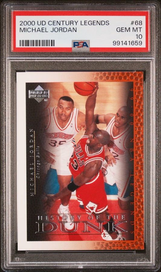 2000 Upper Deck Century Legends Michael Jordan #68 PSA 10 Gem Mint