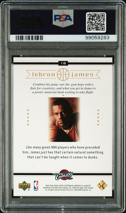 2003 Upper Deck Lebron James Box Set Lebron James #18 Rookie PSA 10 Gem Mint
