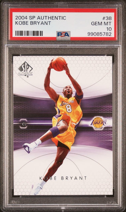 2004 Sp Authentic Kobe Bryant #38 PSA 10 Gem Mint