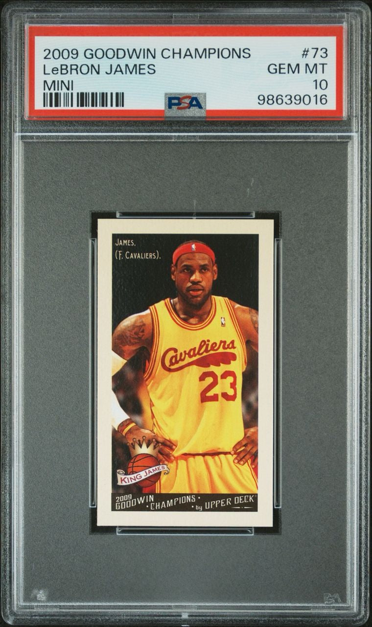 2009 Goodwin Champions Mini Lebron James #73 PSA 10 Gem Mint
