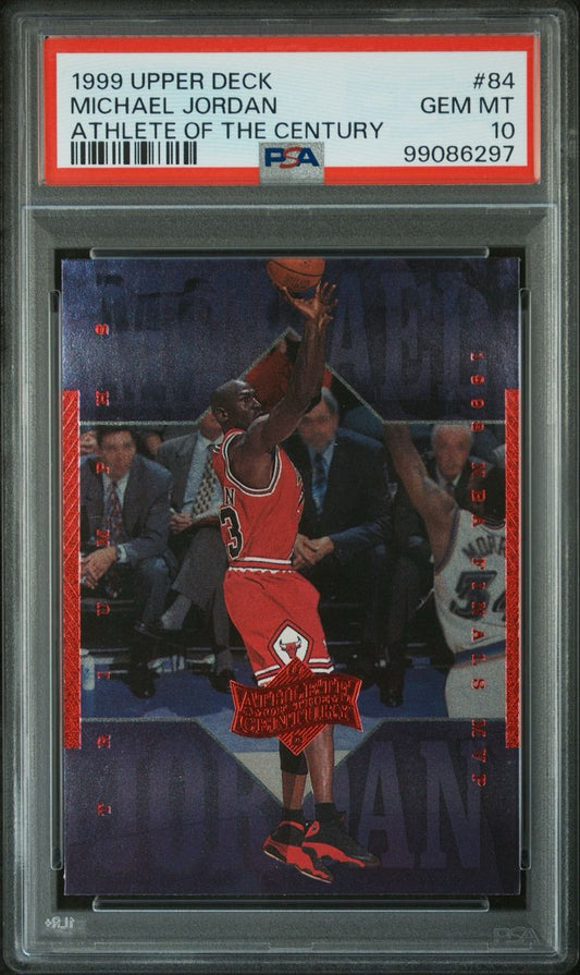 1999 Upper Deck MJ Athlete Of The Century Michael Jordan #84 PSA 10 Gem Mint
