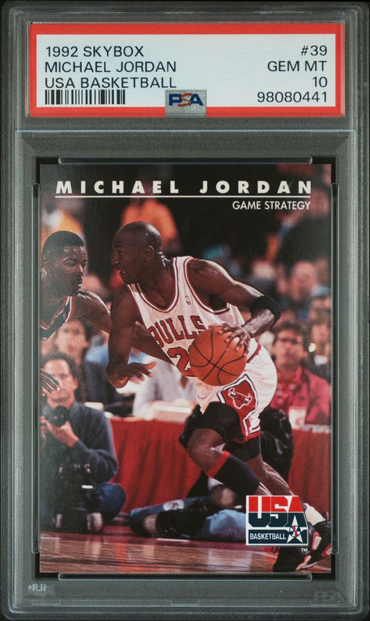 1992 Skybox Usa Basketball Michael Jordan #39 PSA 10 Gem Mint