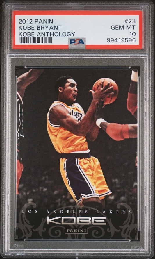 2012 Panini Kobe Anthology Kobe Bryant #23 PSA 10 Gem Mint