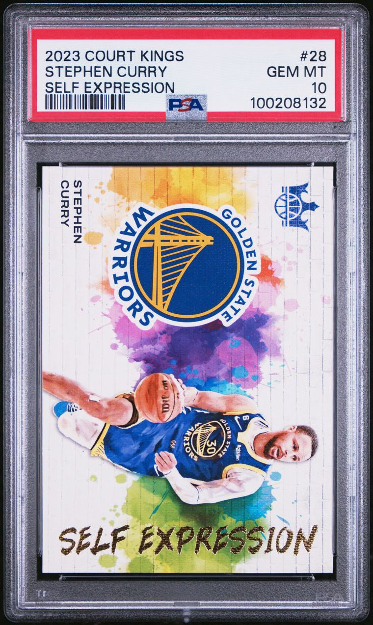 2023 Panini Court Kings Self Expression Stephen Curry #28 PSA 10 Gem Mint