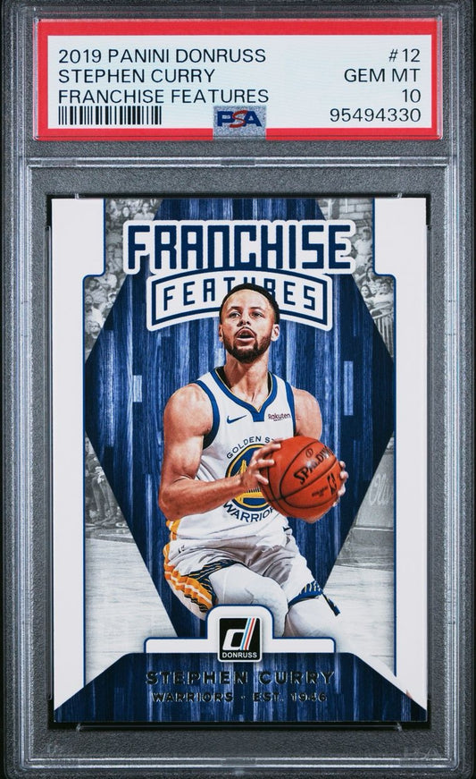 2019 Panini Donruss Franchise Features Stephen Curry #12 PSA 10 Gem Mint