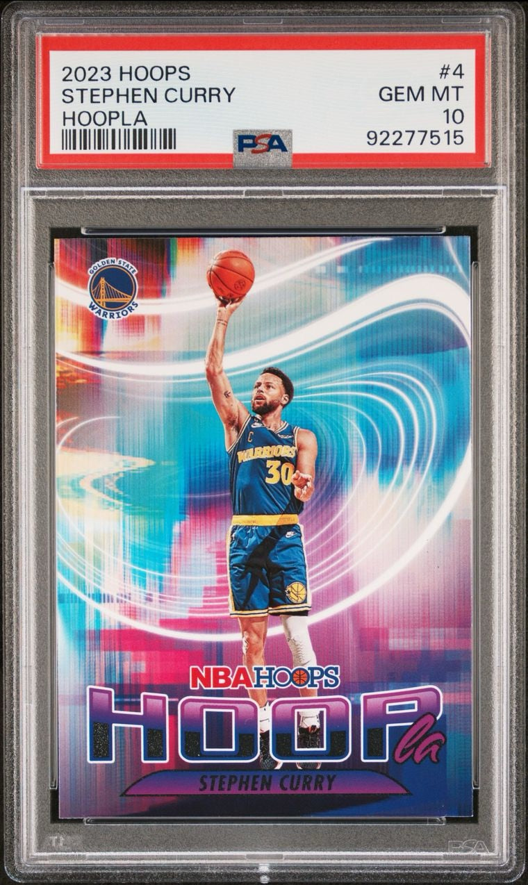 2023 Panini NBA Hoops Hoopla Stephen Curry #4 PSA 10 Gem Mint
