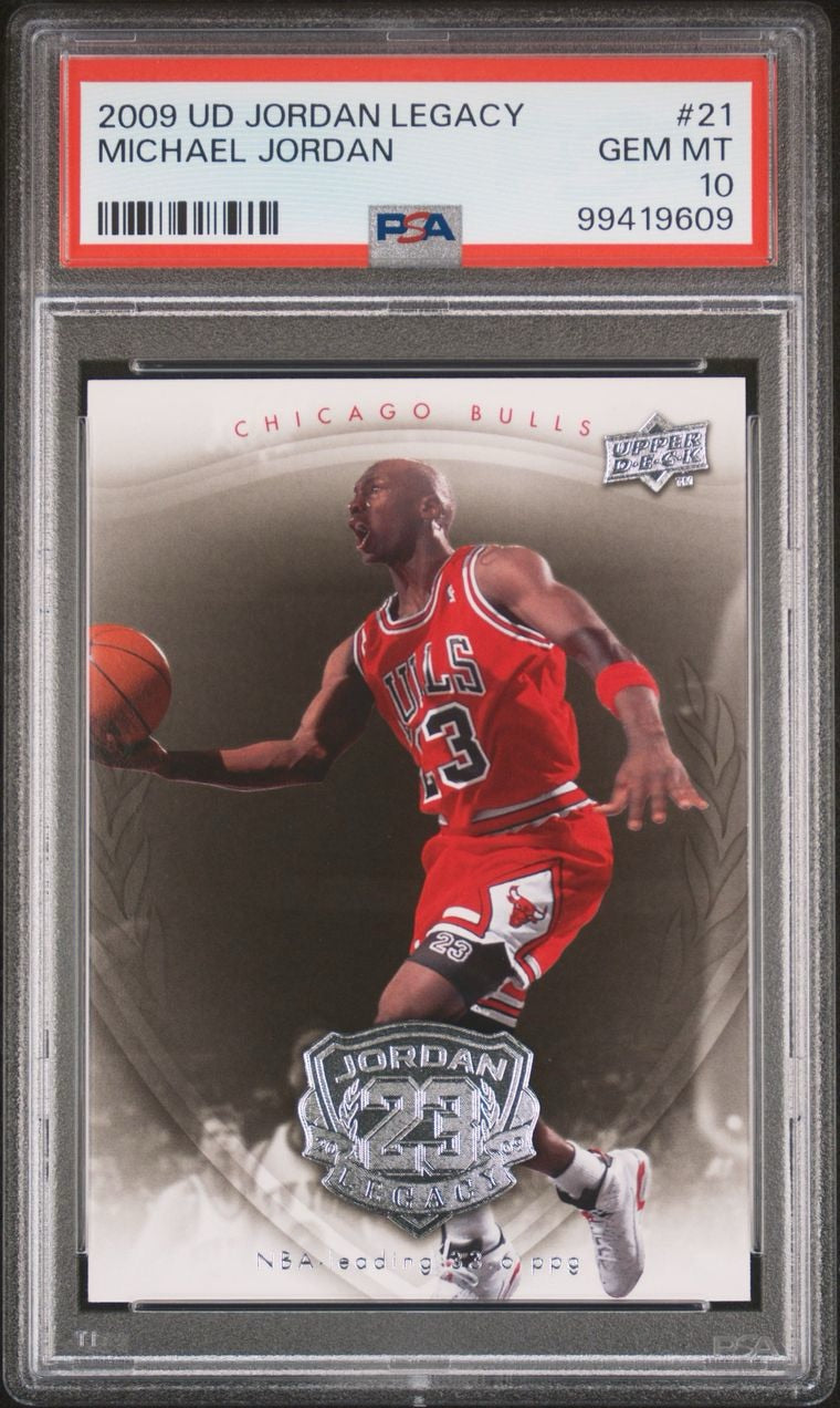 2009 Upper Deck Jordan Legacy Michael Jordan #21 PSA 10 Gem Mint