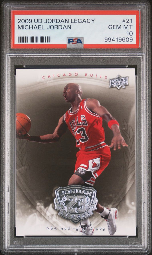 2009 Upper Deck Jordan Legacy Michael Jordan #21 PSA 10 Gem Mint
