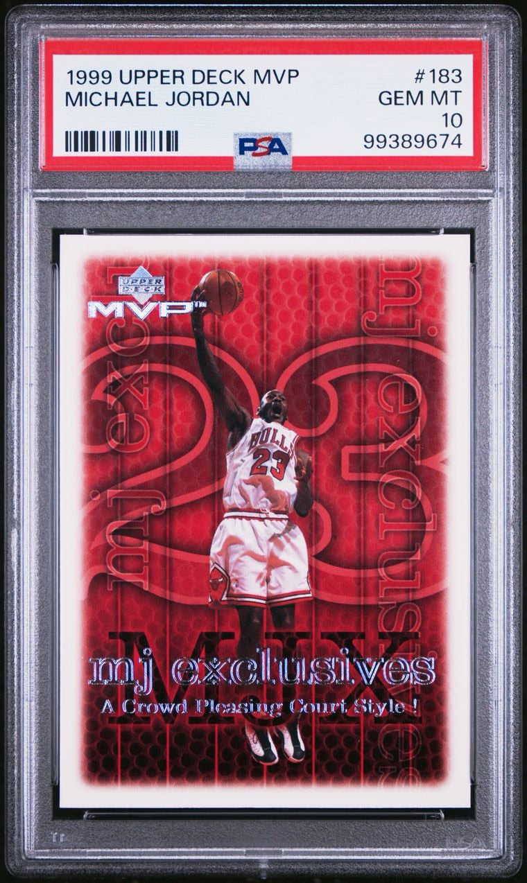1999 Upper Deck Mvp Michael Jordan #183 PSA 10 Gem Mint