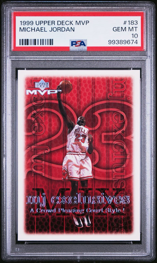 1999 Upper Deck Mvp Michael Jordan #183 PSA 10 Gem Mint