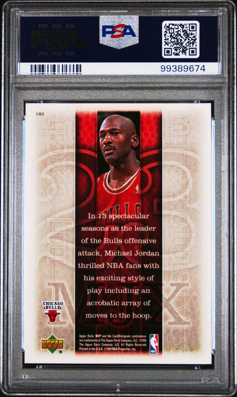1999 Upper Deck Mvp Michael Jordan #183 PSA 10 Gem Mint