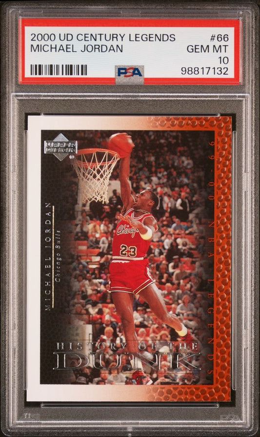 2000 Upper Deck Century Legends Michael Jordan #66 PSA 10 Gem Mint