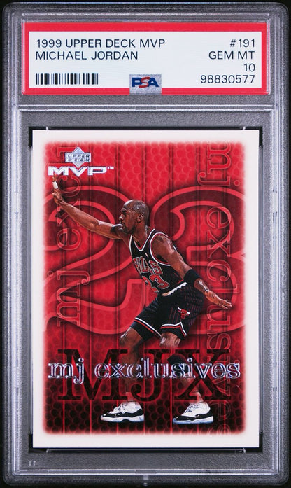 1999 Upper Deck Mvp Michael Jordan #191 PSA 10 Gem Mint
