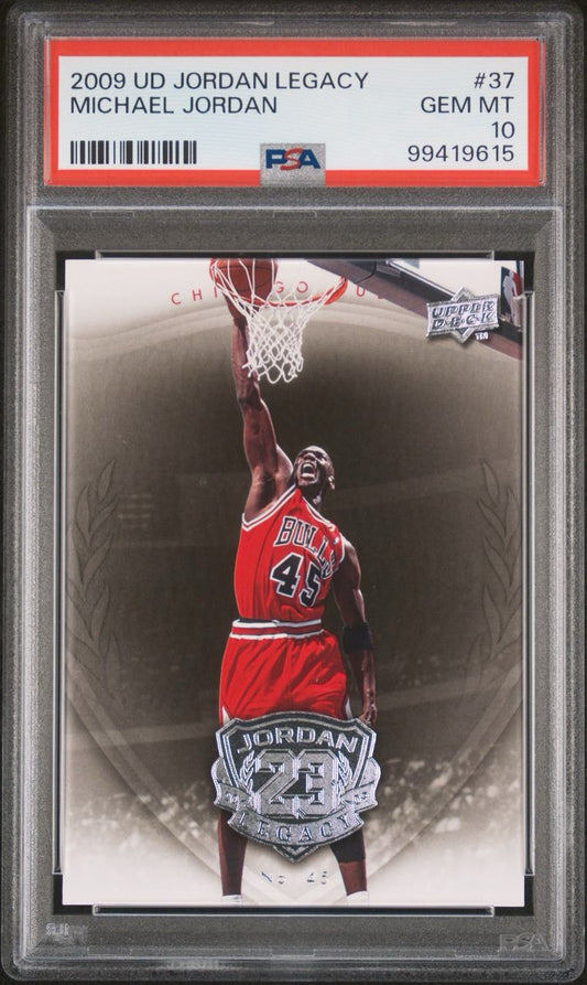 2009 Upper Deck Jordan Legacy Michael Jordan #37 PSA 10 Gem Mint