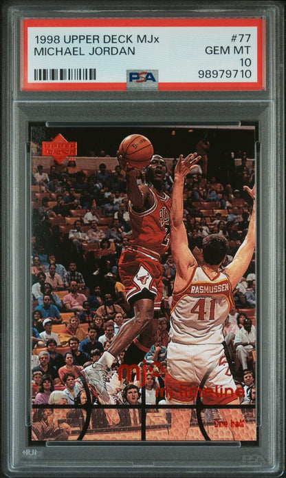 1998 Upper Deck MJx Michael Jordan #77 PSA 10 Gem Mint