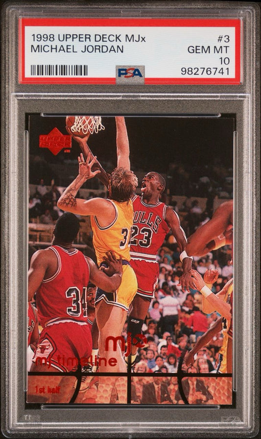 1998 Upper Deck MJx Michael Jordan #3 PSA 10 Gem Mint