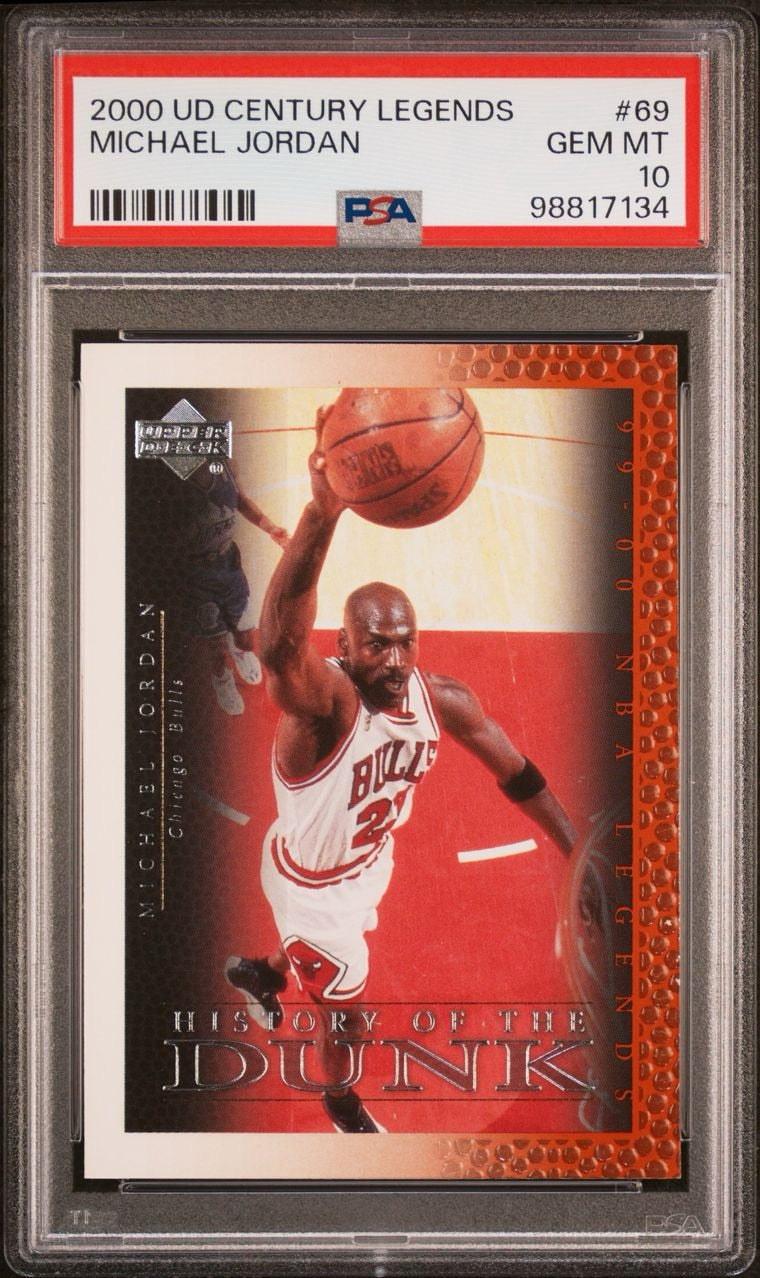 2000 Upper Deck Century Legends Michael Jordan #69 PSA 10 Gem Mint