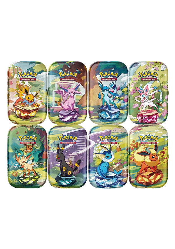 Pokemon TCG Rare Scarlet & Violet Prismatic Mini Tin Random Art (2 Booster Packs, 1 Coin & 1 Art Card (New Sealed)