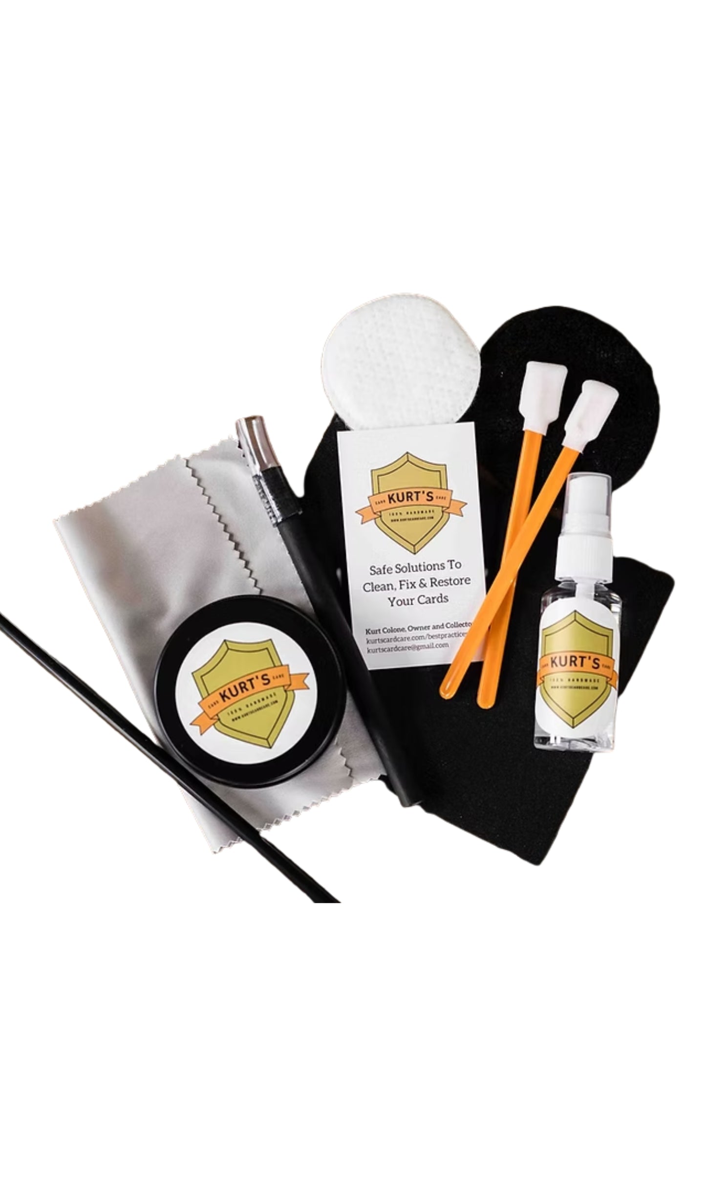 Kurt’s Cleaning & Repair Care Kit - Trading Cards Collectibles Cleaning Supplies