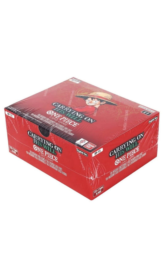 One Piece OP-13 Carrying On His Will Booster Box X24 Packs (New Sealed)