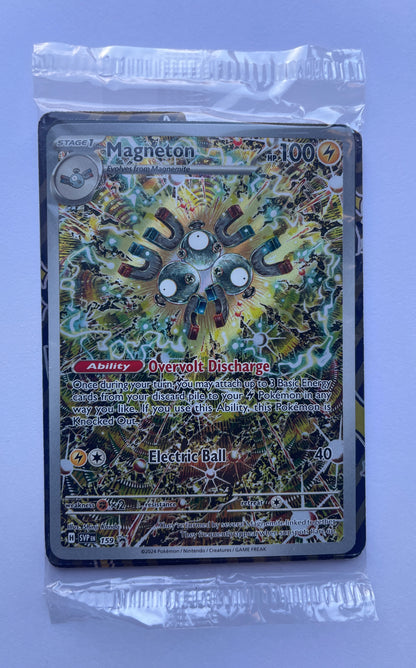 POKEMON TCG MAGNETON SVP 159 BLACK STAR PROMO HOLO SURGING SPARKS Thick Pack (NEW SEALED)