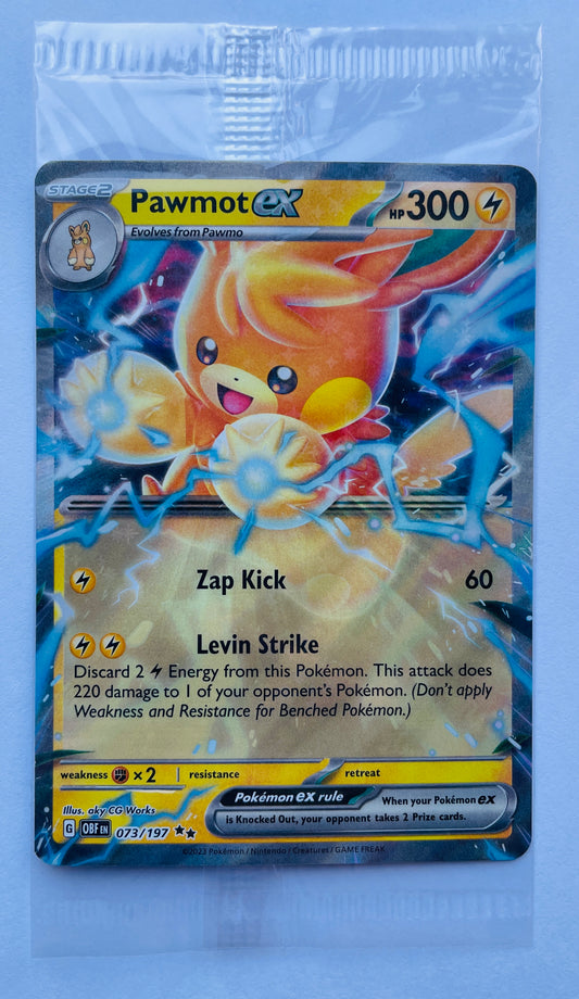POKEMON TCG PAWMOT EX 073/197 HOLO PROMO (NEW SEALED)