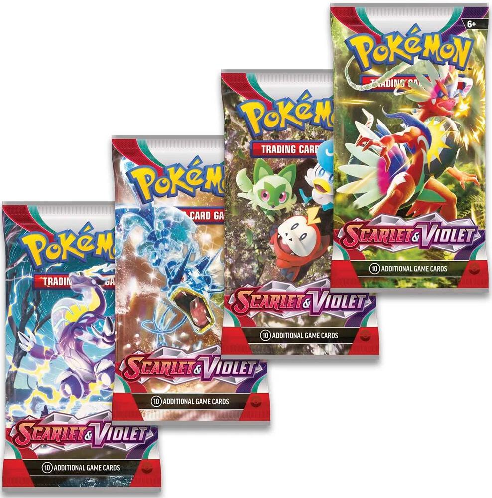 POKEMON TCG SCARLET & VIOLET ART SET 4 Packs (NEW SEALED)