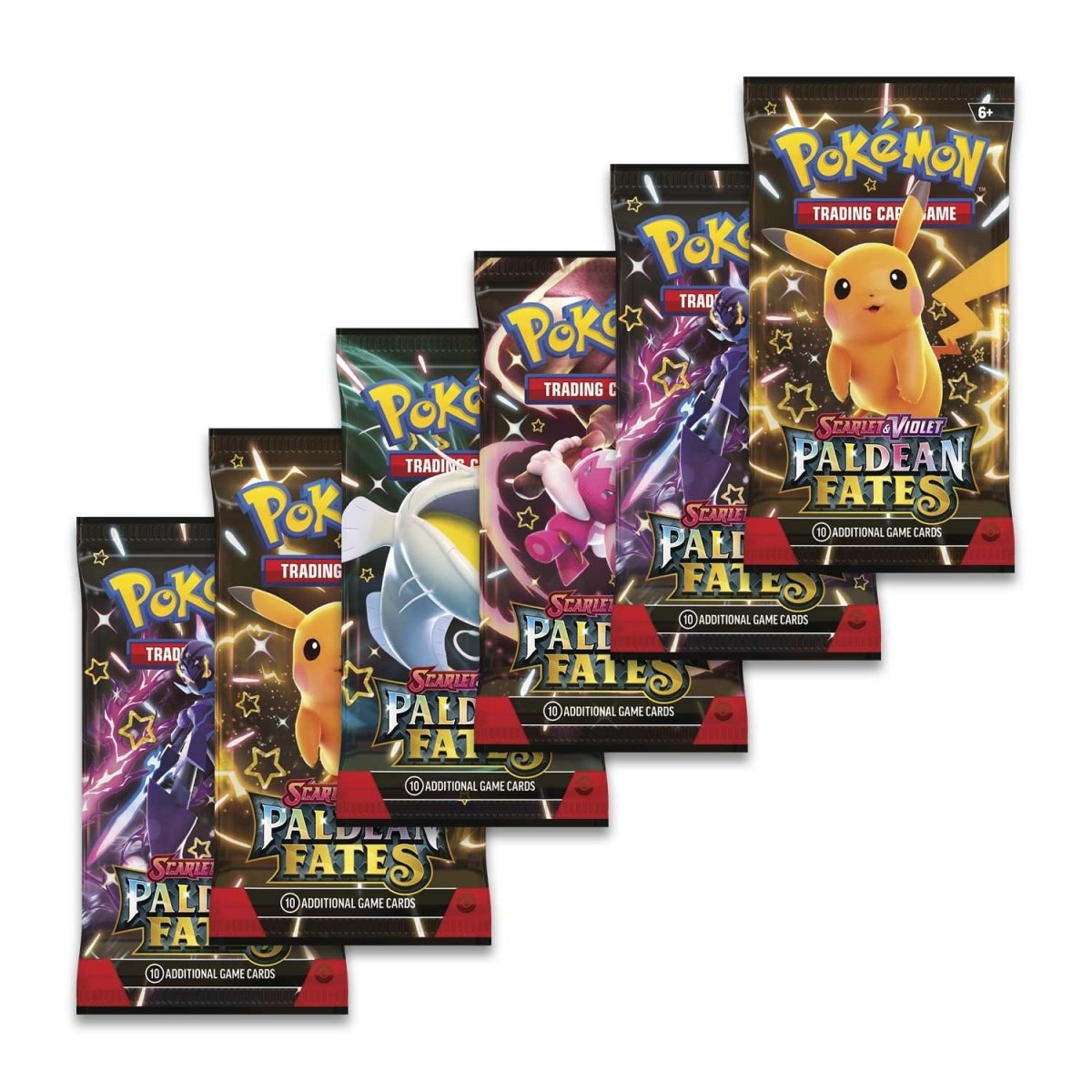 POKEMON TCG SCARLET & VIOLET PALDEAN FATES BOOSTER BUNDLE 6 Packs (NEW SEALED)