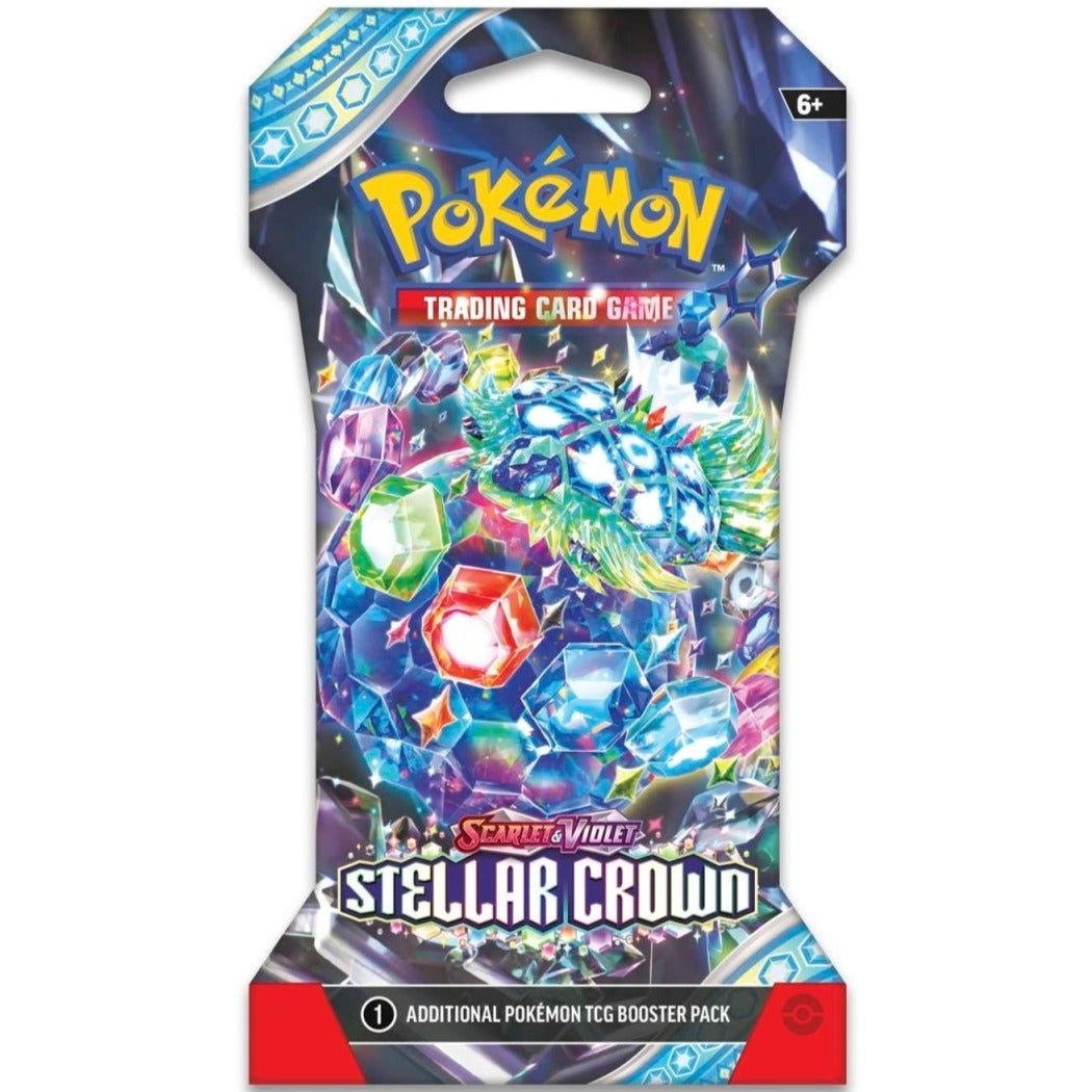 POKEMON TCG SCARLET & VIOLET STELLAR CROWN SLEEVES PACK (NEW SEALED)