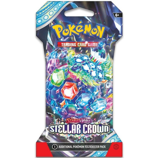 POKEMON TCG SCARLET & VIOLET STELLAR CROWN SLEEVES PACK (NEW SEALED)