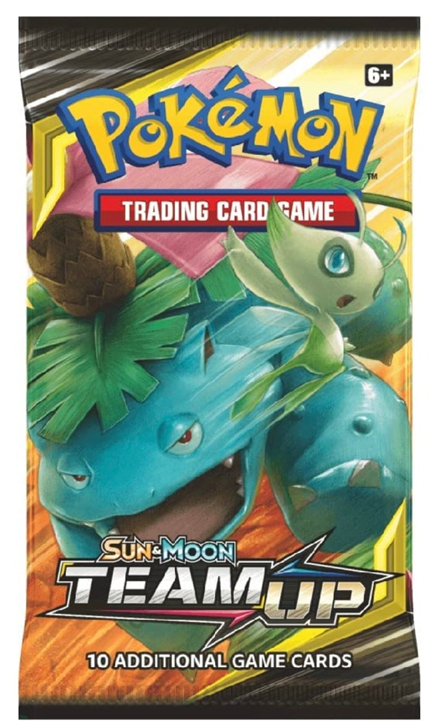 POKEMON TCG SUN AND MOON TEAM UP BOOSTER PACK VENUSAUR ARTWORK (NEW SEALED) 