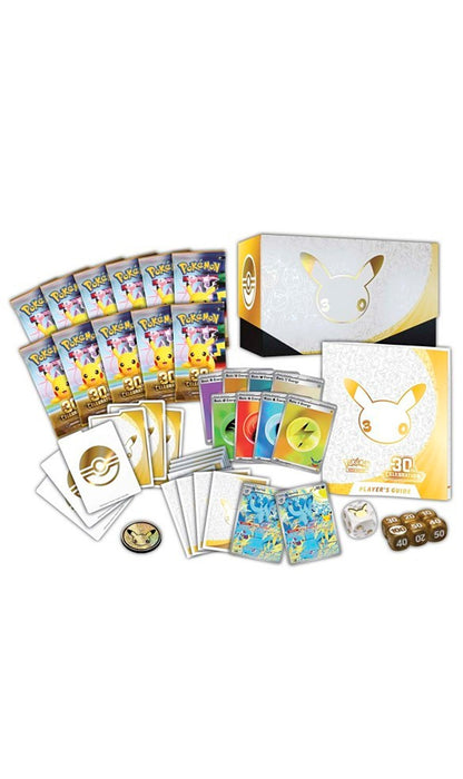 Pokémon TCG 30th Celebration Pokémon Center Elite Trainer Box, new and sealed.