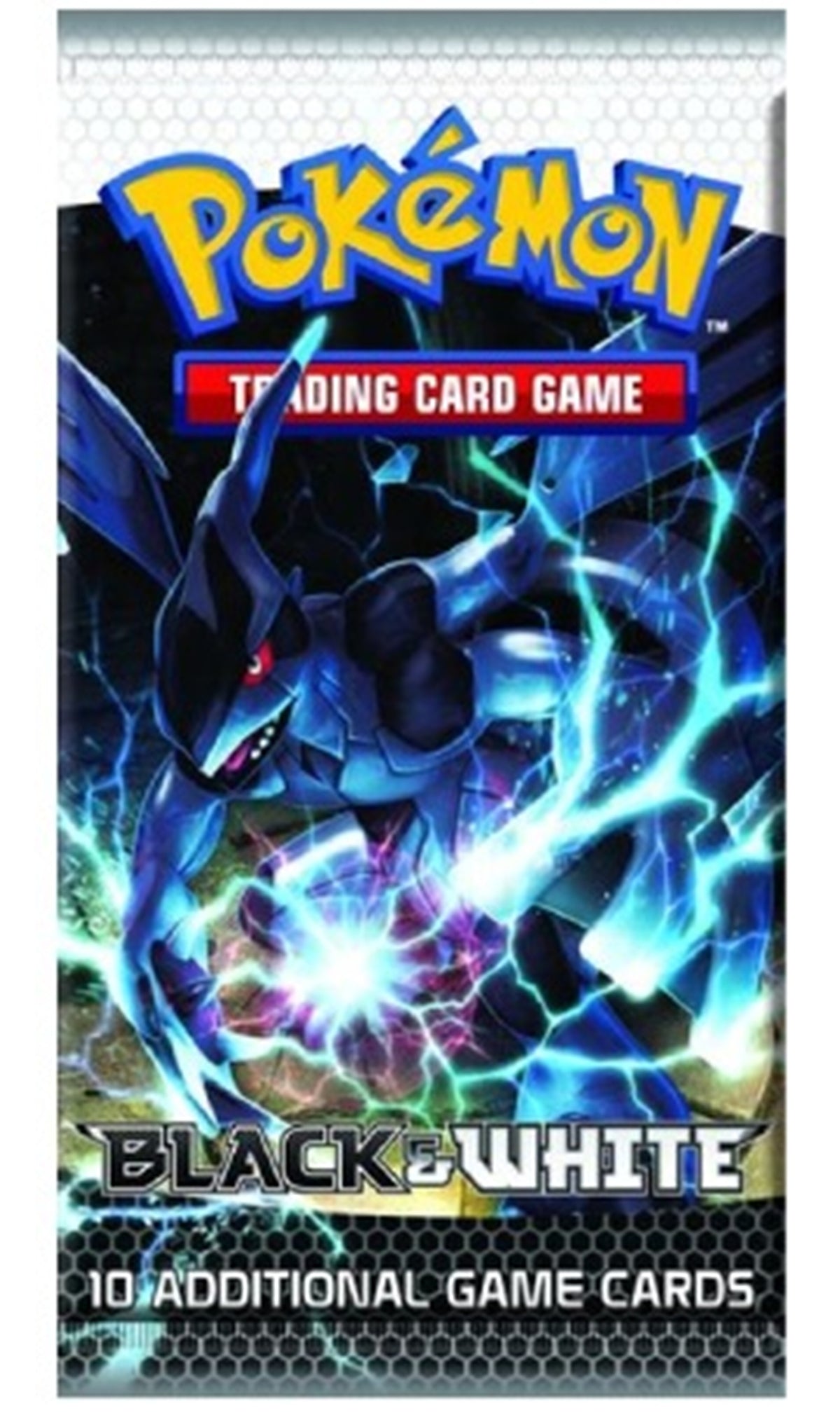 Pokémon TCG Black & White Base Set Zekrom Art Booster Pack, new and sealed.