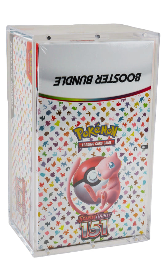 Pokemon TCG 151 Booster Bundle 10X Boxes Sealed Case with Acrylic Case (New Sealed Case)