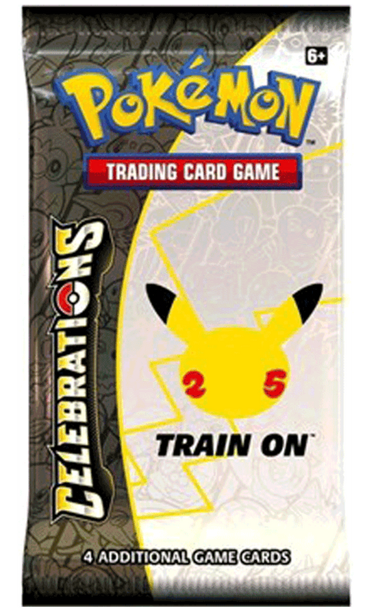 Pokemon TCG Celebrations 25th Anniversary Booster Pack (New Sealed)
