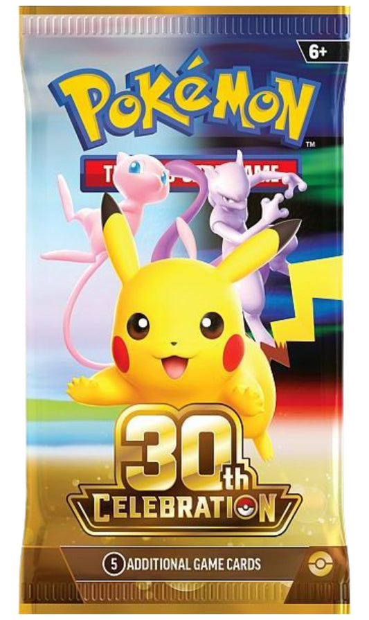 Pokemon TCG Celebrations 30th Anniversary Booster Pack (New Sealed)
