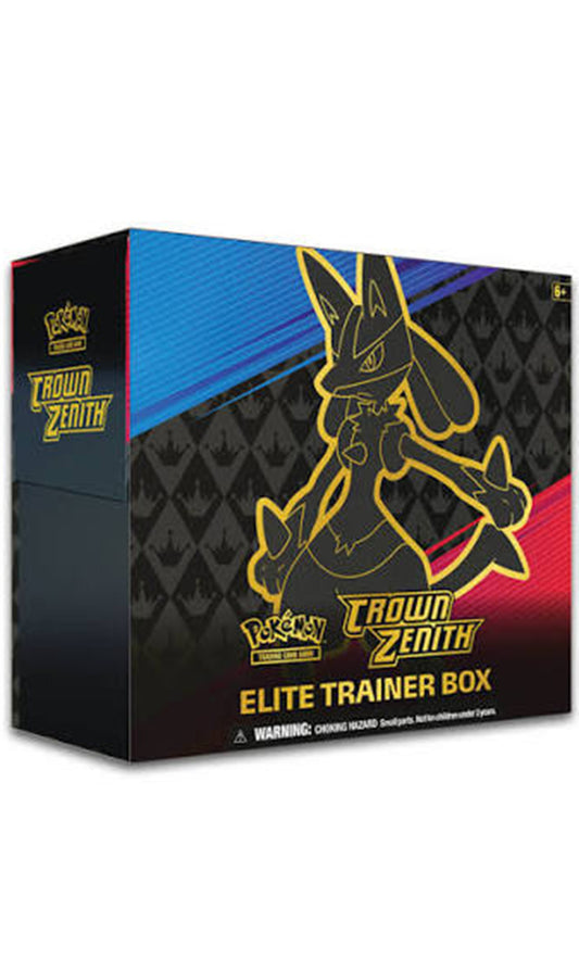 Pokemon TCG Crown Zenith ETB Elite Trainer Box (New Sealed)