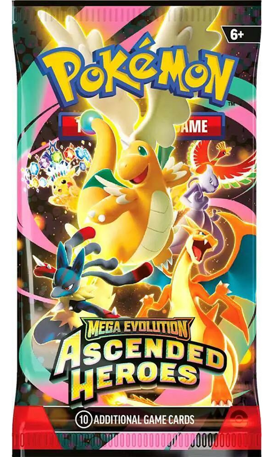 Pokemon TCG Mega Evolution Ascended Heroes Booster Pack (New Sealed)