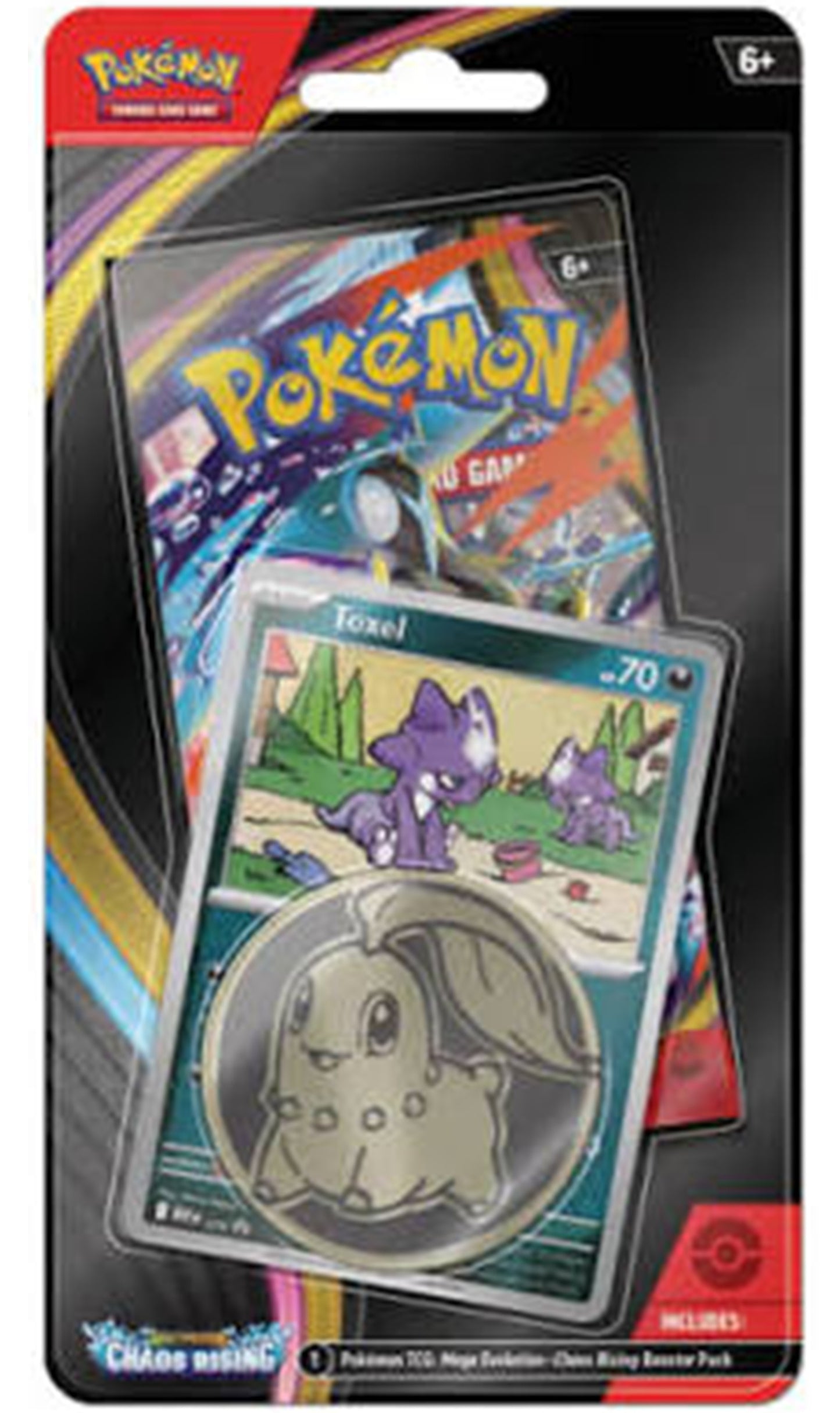 Pokemon TCG Mega Evolution Chaos Rising 1X Pack Blister + Promo (New Sealed)