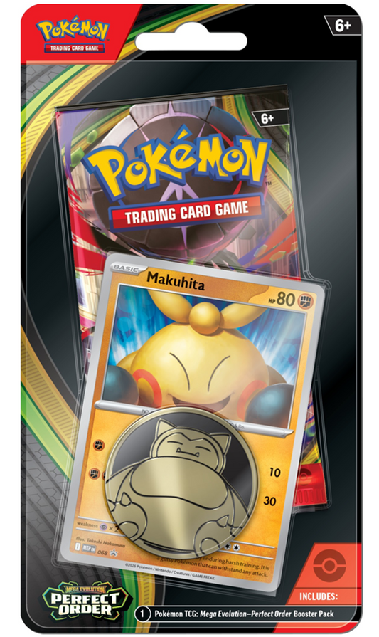 Pokemon TCG Mega Evolution Perfect Order 1X Pack Blister + Promo (New Sealed)