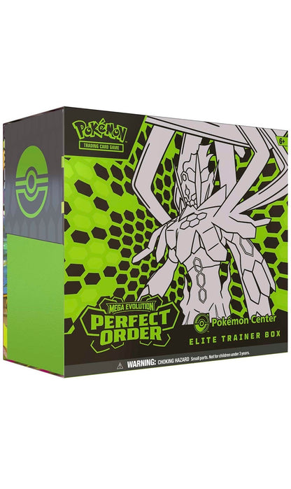 Pokemon TCG Mega Evolution Perfect Order Pokemon Center Elite Trainer Box ETB (New Sealed)