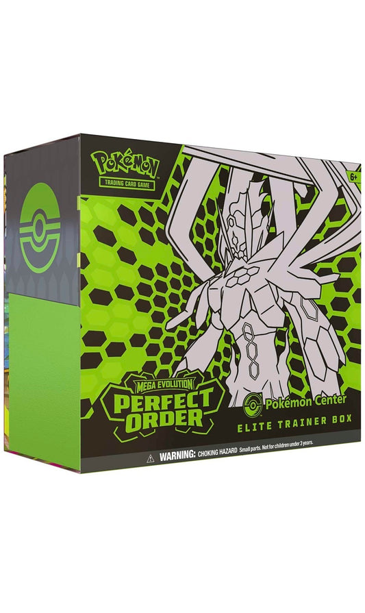 Pokemon TCG Mega Evolution Perfect Order Pokemon Center Elite Trainer Box ETB (New Sealed)